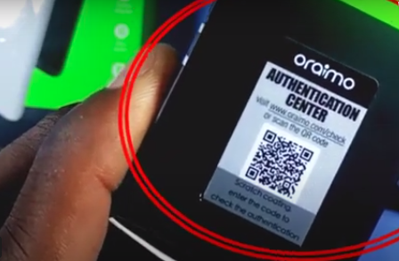 how to know authentic Oraimo power bank