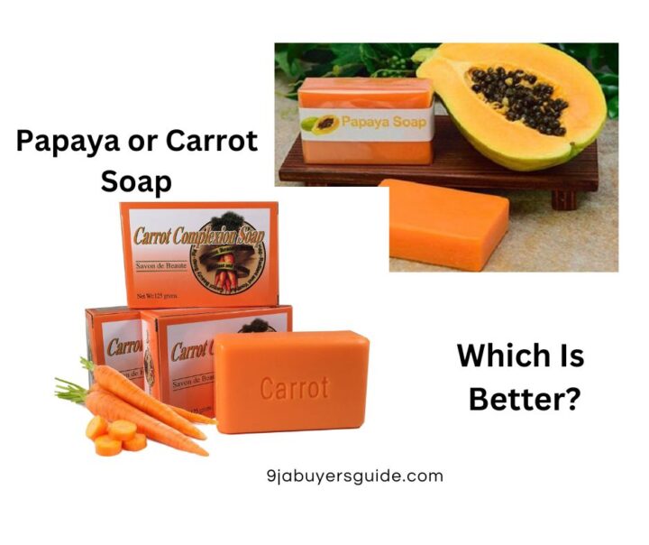 papaya or carrot soap, which is better