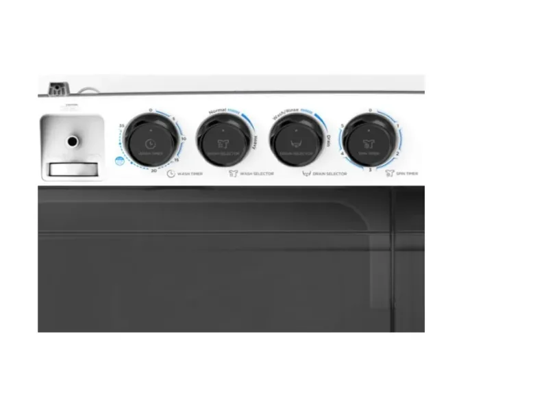 image showing Midea washing machine's control knobs