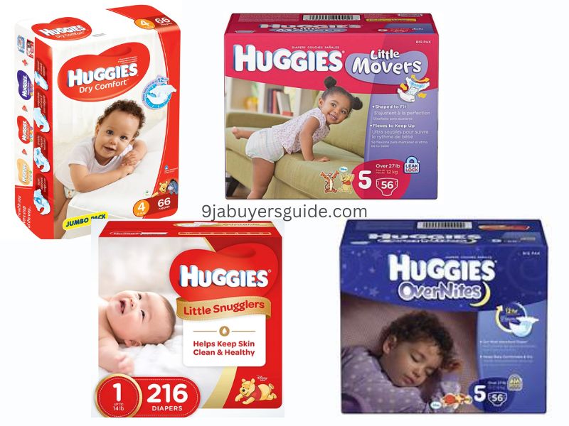 Types of Huggies diapers in Nigeria