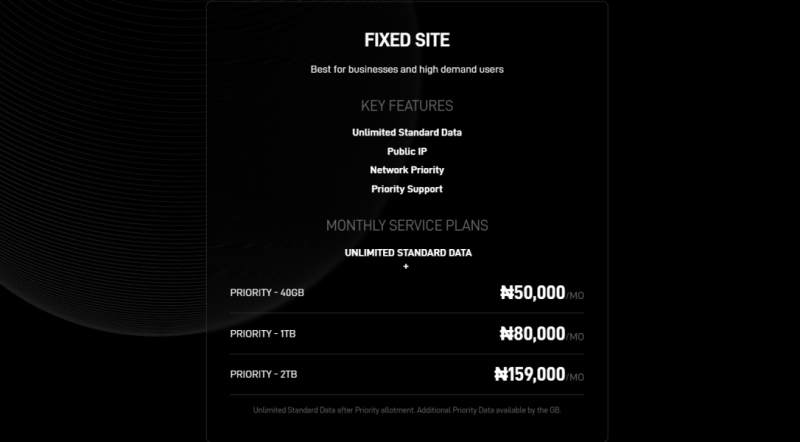 starlink subscription plans_in_Nigeria