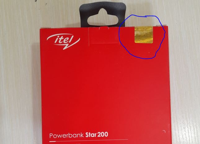 how to identify an original itel power bank