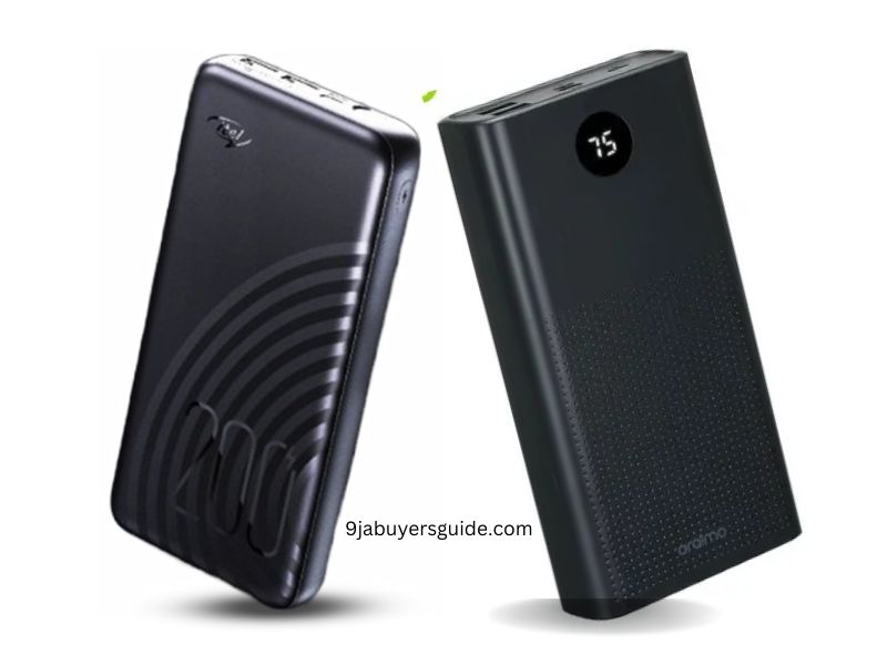 itel and Oraimo power bank